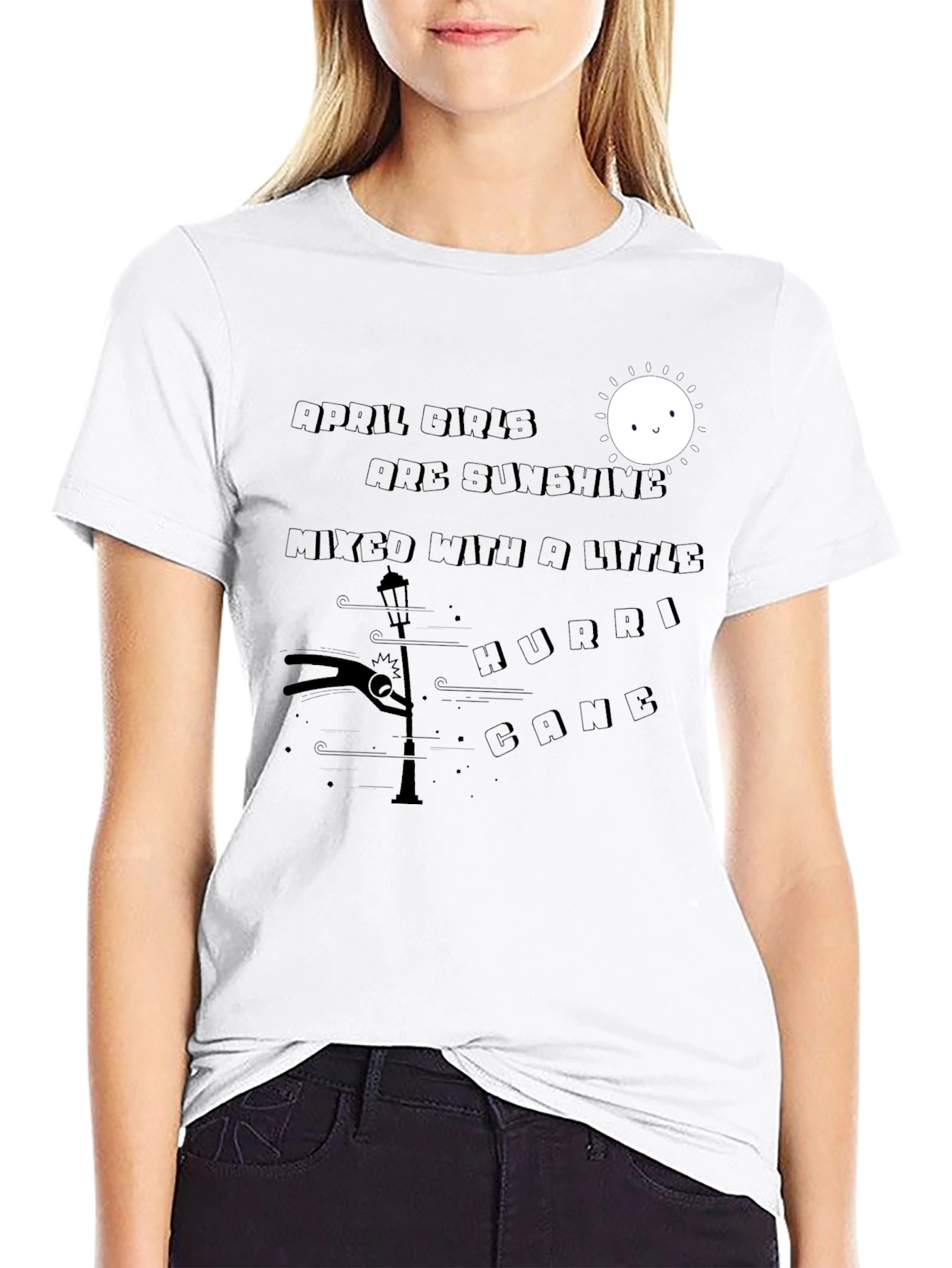 April Girls Sunshine Hurricane T-Shirt
