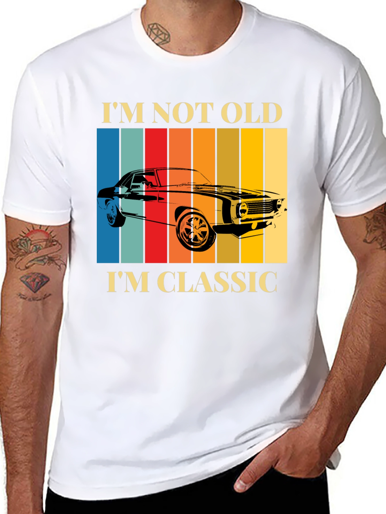 Im Not Old Im Classic Car Graphic T-Shirt