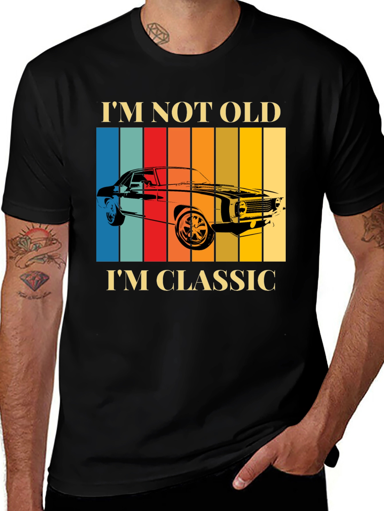 Im Not Old Im Classic Car Graphic T-Shirt