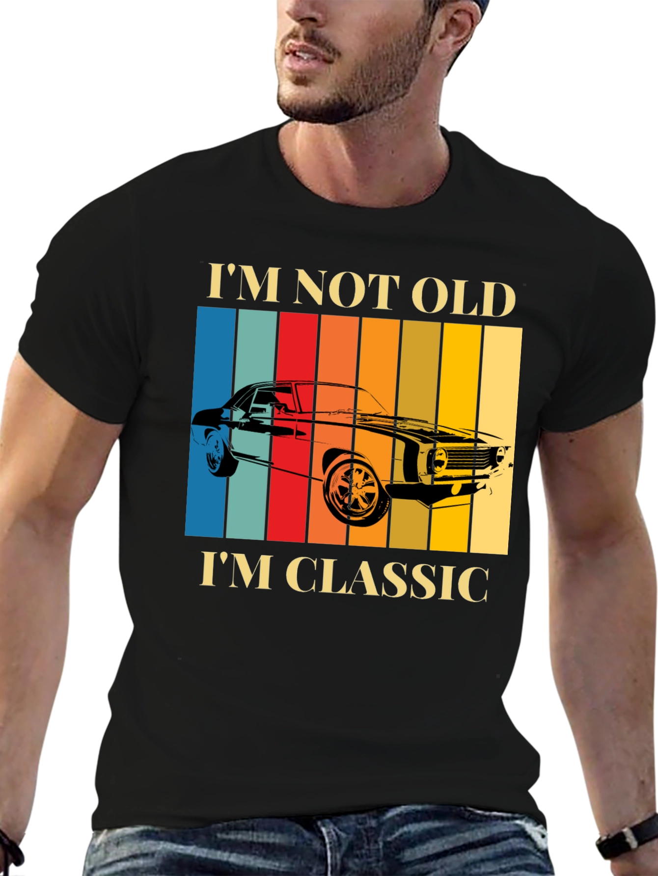 Im Not Old Im Classic Car Graphic T-Shirt