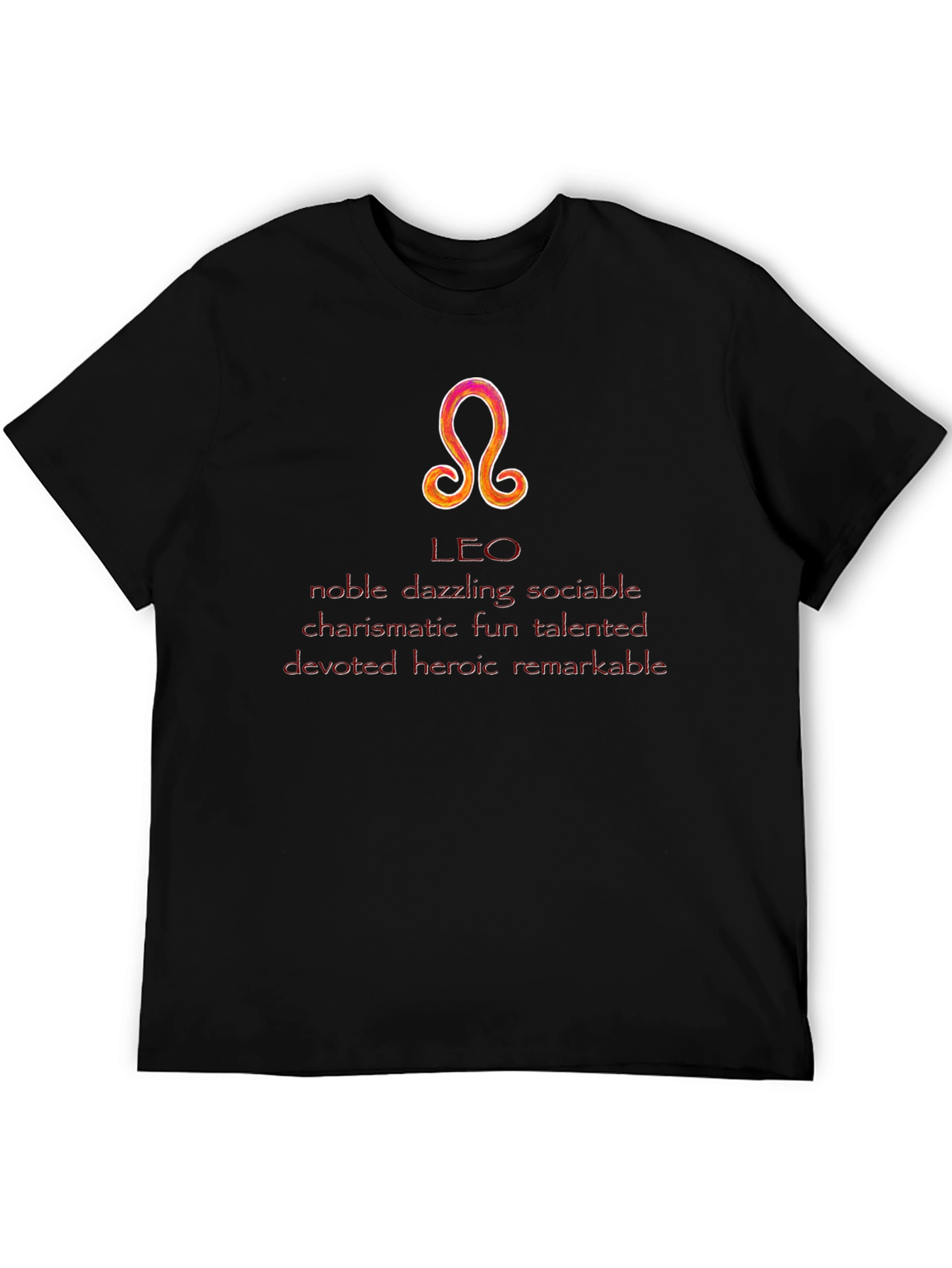 Leo Zodiac Sign T-Shirt - Noble & Talented