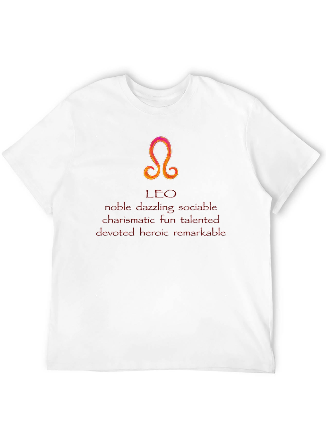 Leo Zodiac Sign T-Shirt - Noble & Talented