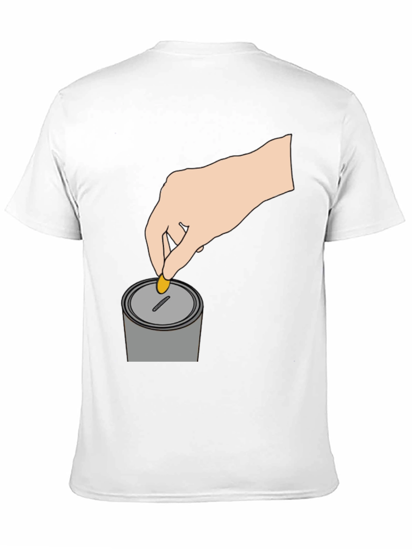 Donate Coin T-Shirt - Black