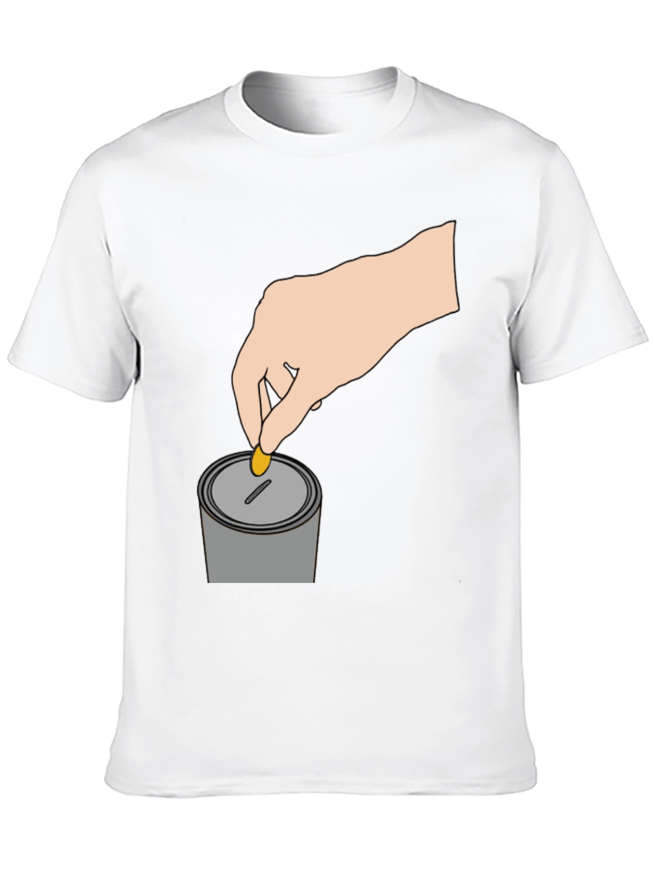 Donate Coin T-Shirt - Black