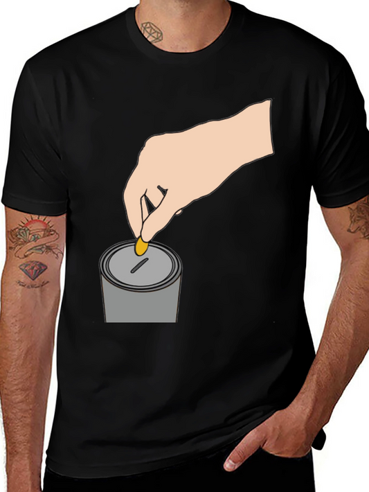 Donate Coin T-Shirt - Black