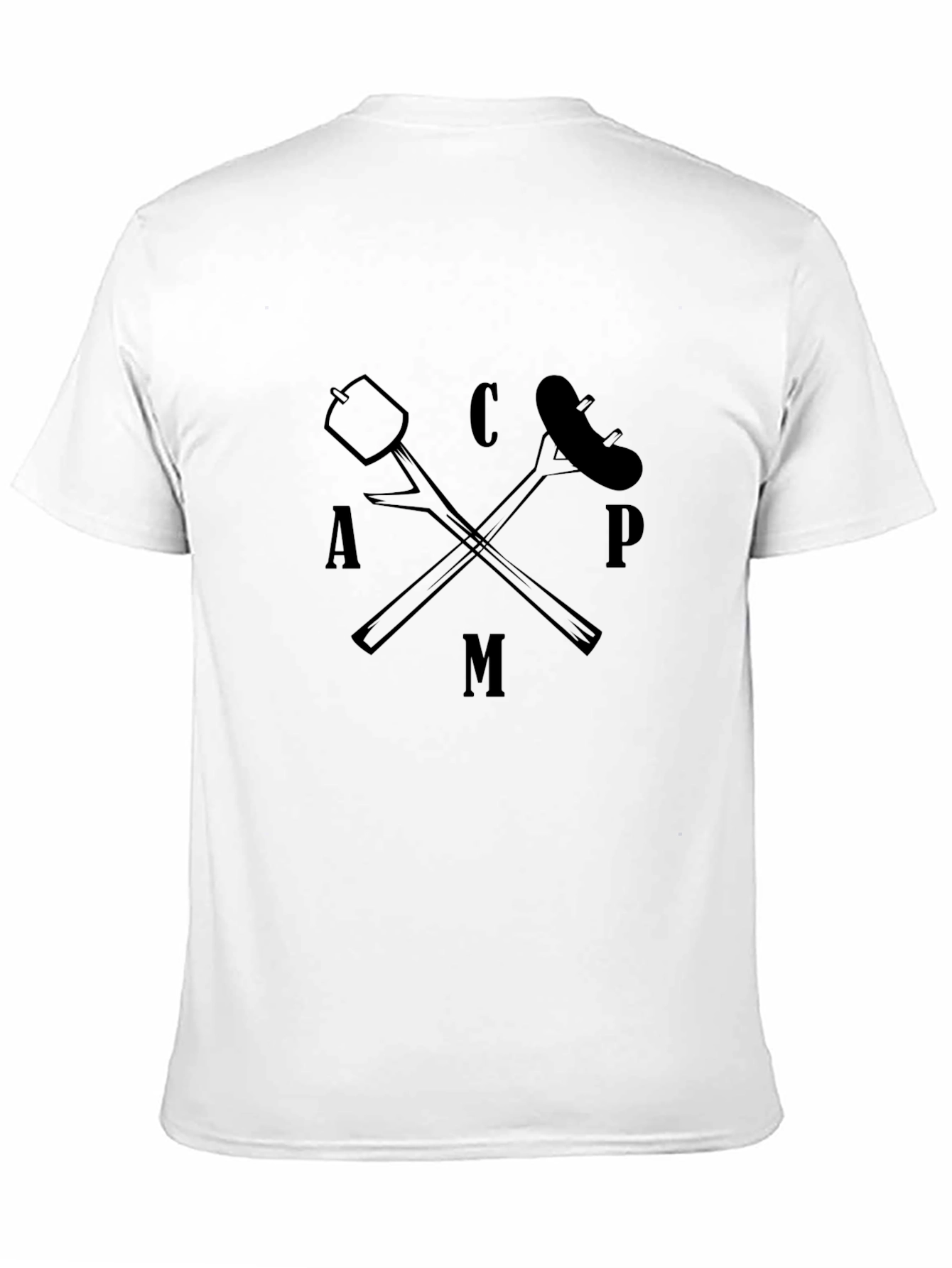 CAMP T-Shirt: Marshmallow & Sausage Camping Tee