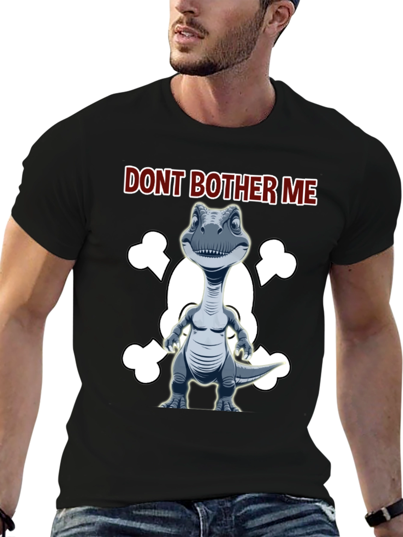 Dont Bother Me Dinosaur T-Shirt