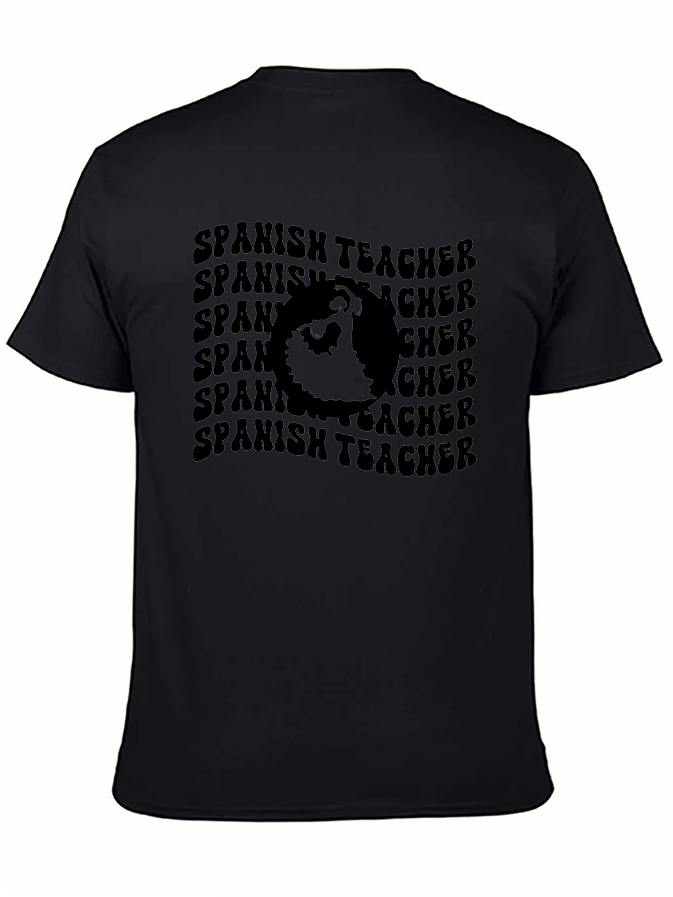Spanish Teacher Graphic Tee - Black