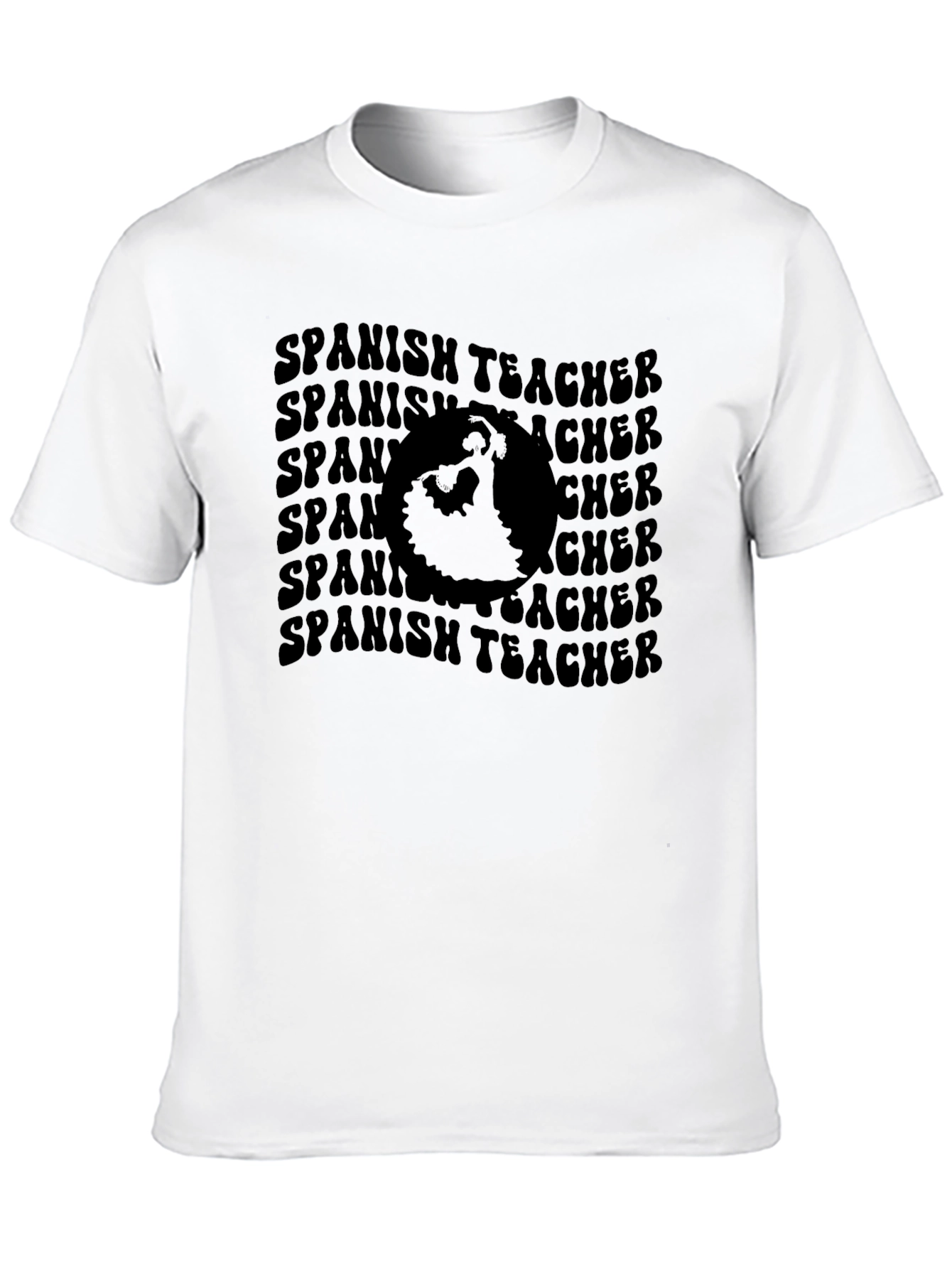 Spanish Teacher Graphic Tee - Black