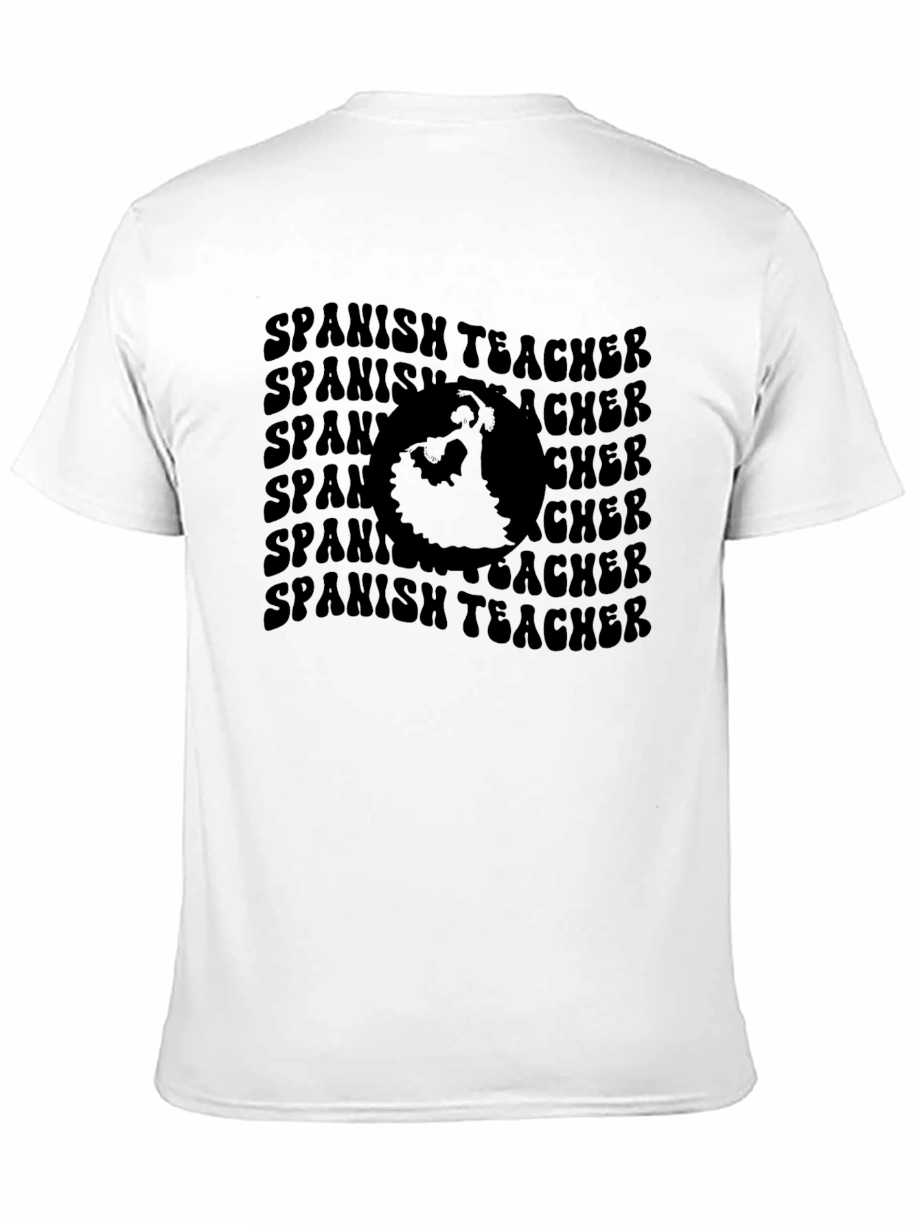 Spanish Teacher Graphic Tee - Black