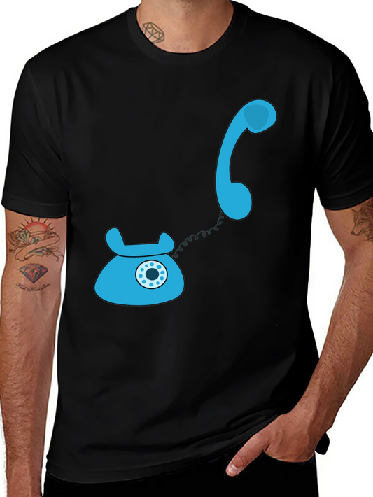 Retro Rotary Phone T-Shirt - Classic Style
