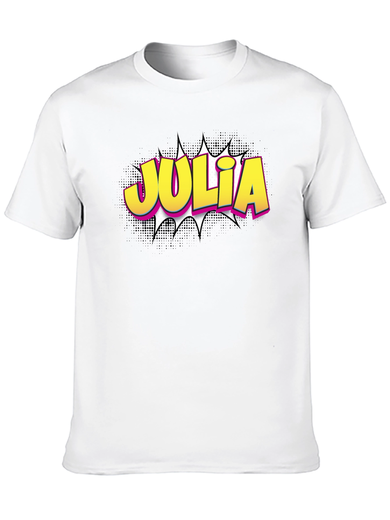 Julia Comic Book Style T-Shirt