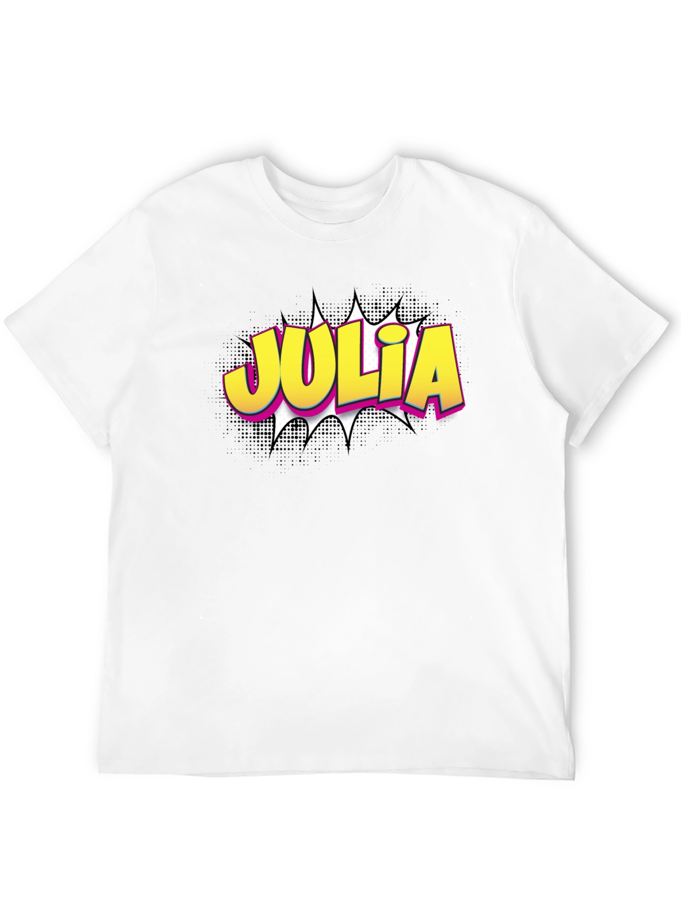 Julia Comic Book Style T-Shirt