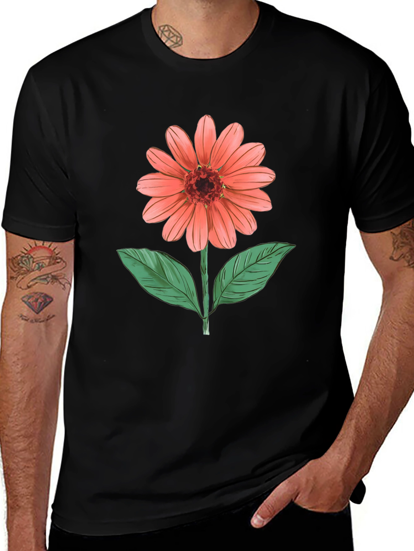 Floral Graphic T-Shirt - Stylish Casual Wear