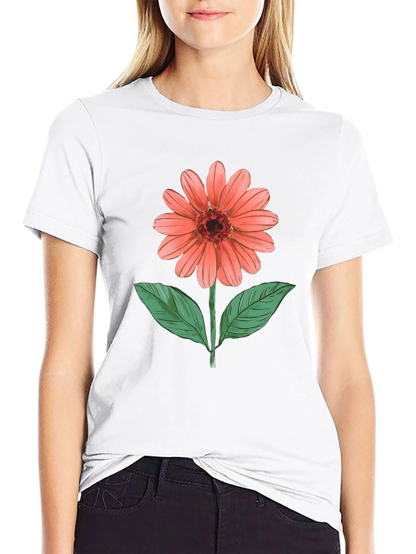 Floral Graphic T-Shirt - Stylish Casual Wear