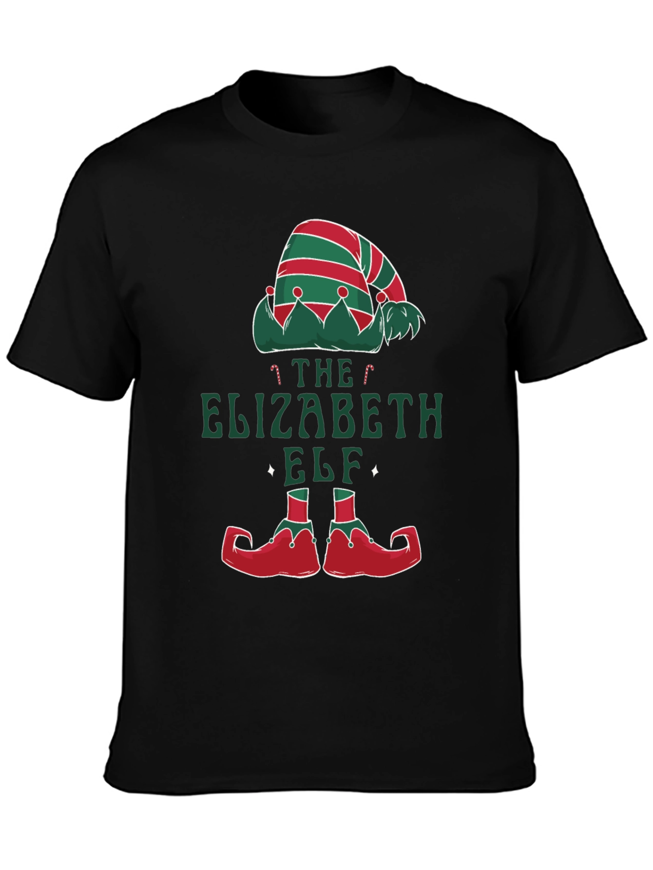 Elizabeth Elf Christmas T-Shirt Holiday Party