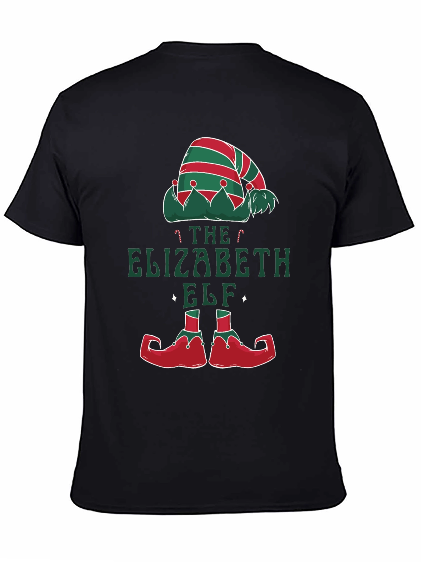 Elizabeth Elf Christmas T-Shirt Holiday Party