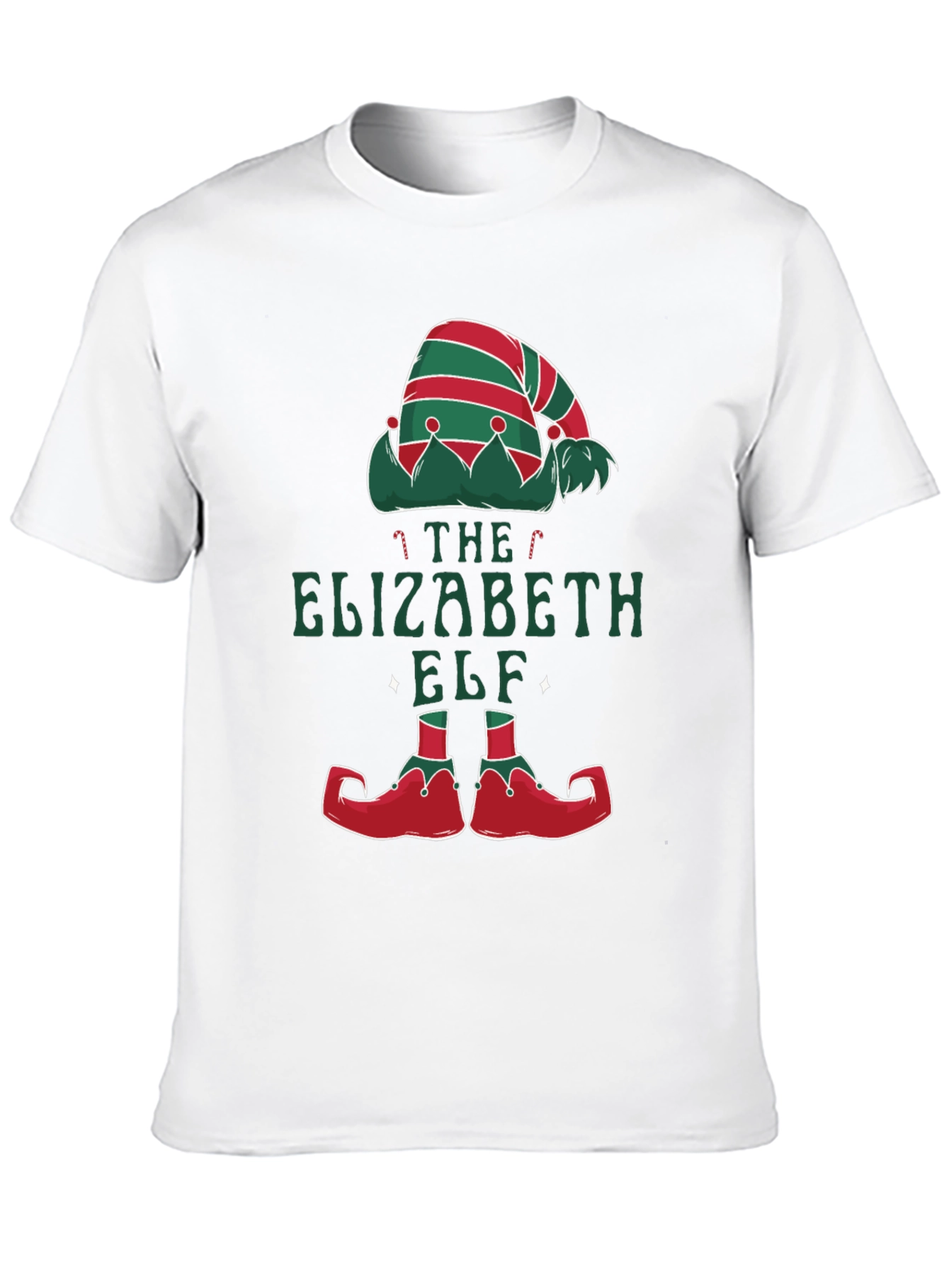 Elizabeth Elf Christmas T-Shirt Holiday Party