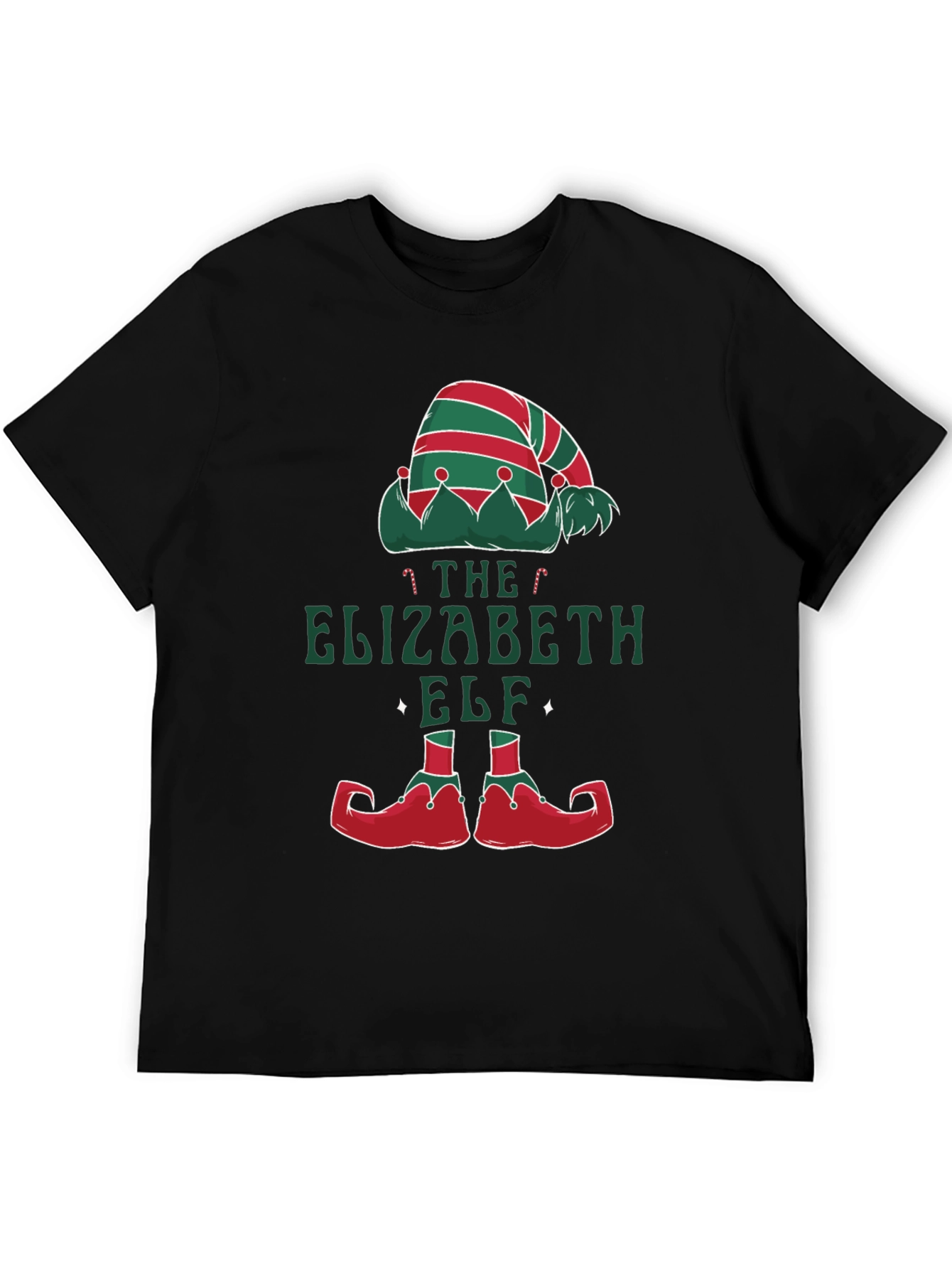 Elizabeth Elf Christmas T-Shirt Holiday Party