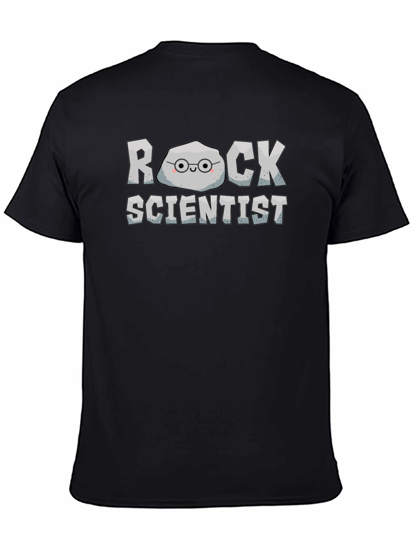 Rock Scientist Funny Graphic Tee - Black