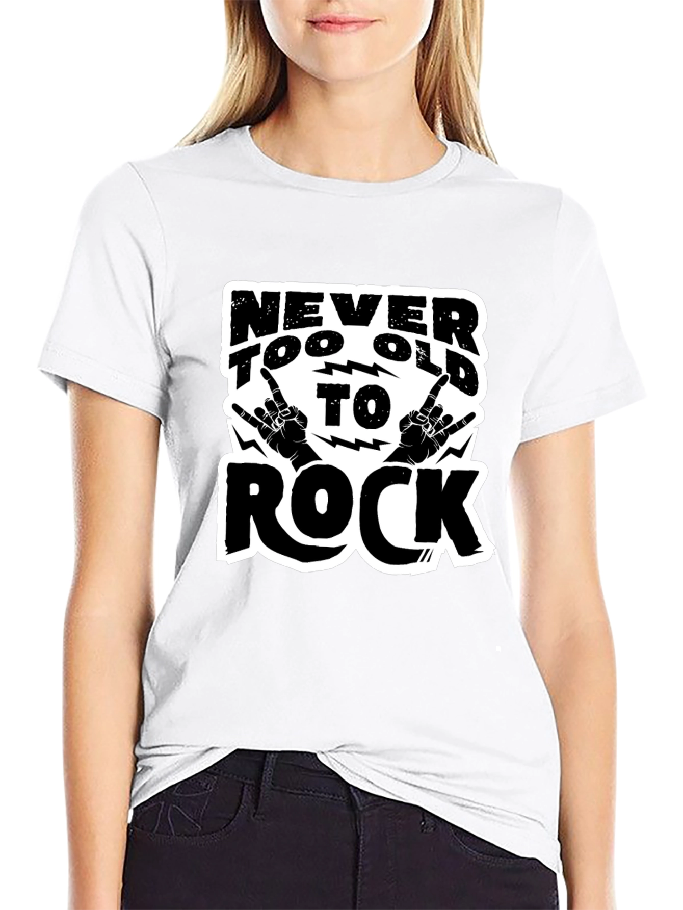 Never Too Old to Rock Graphic Tee