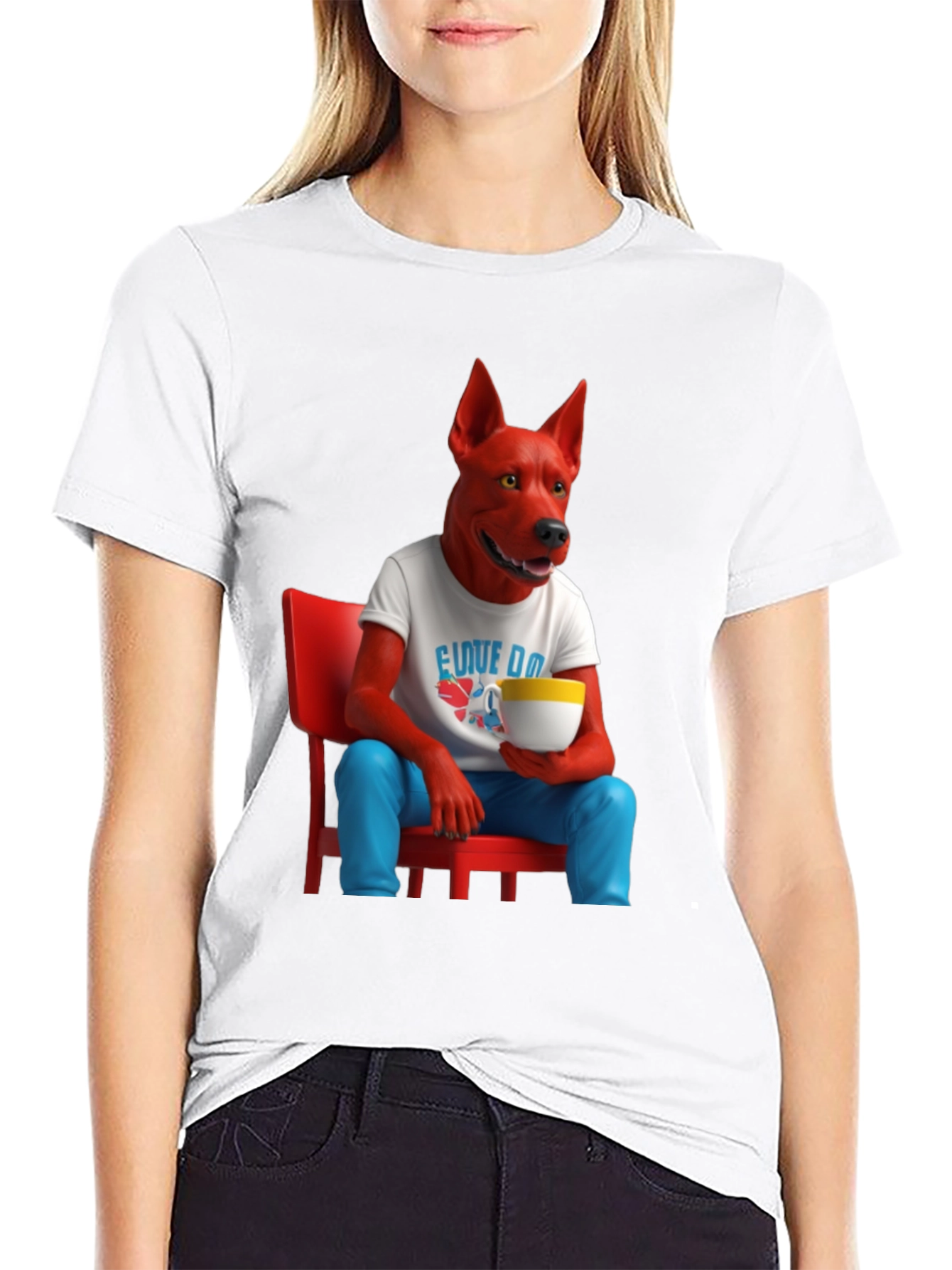 Dog Cartoon Character T-Shirt