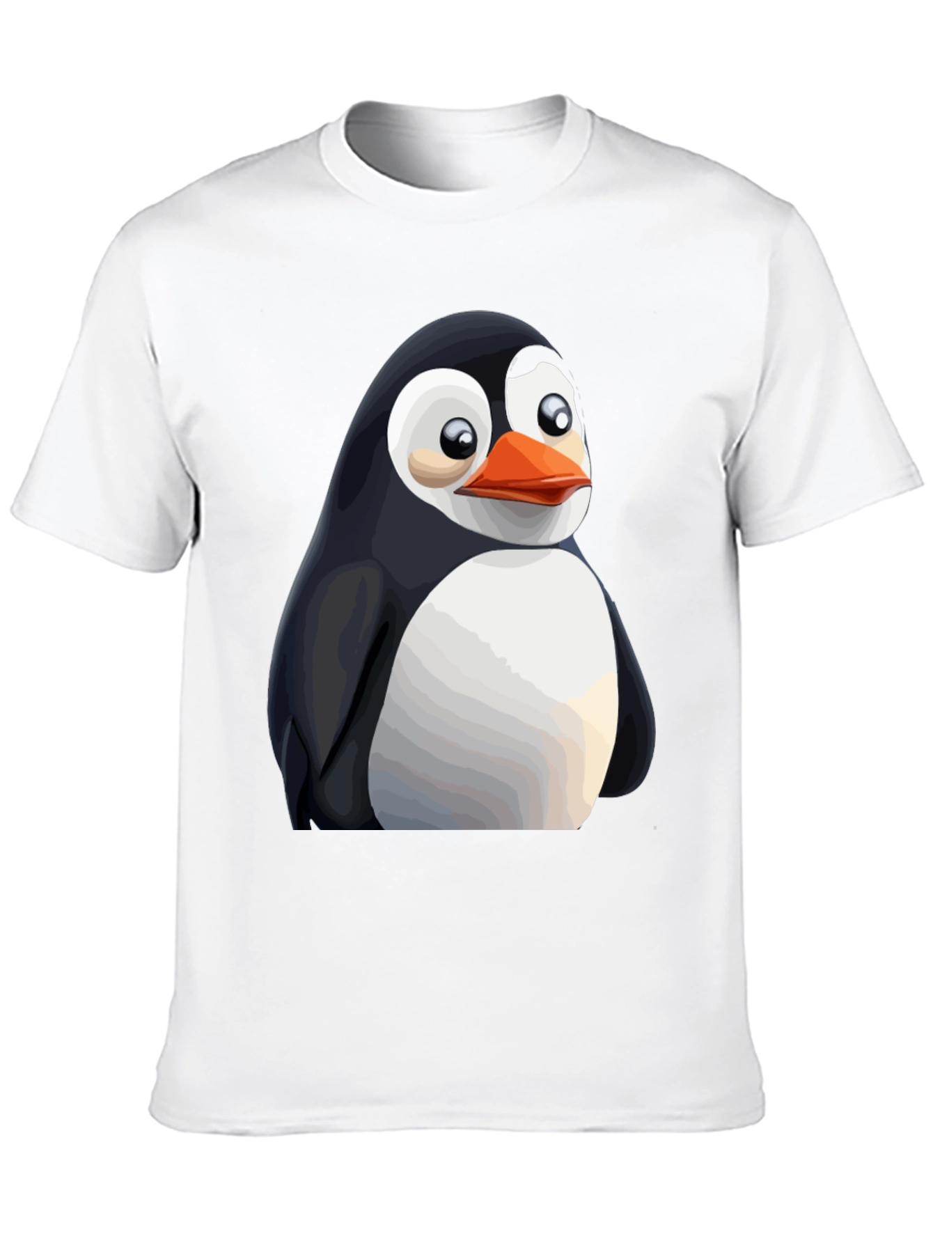 Penguin Graphic Print T-Shirt - Black