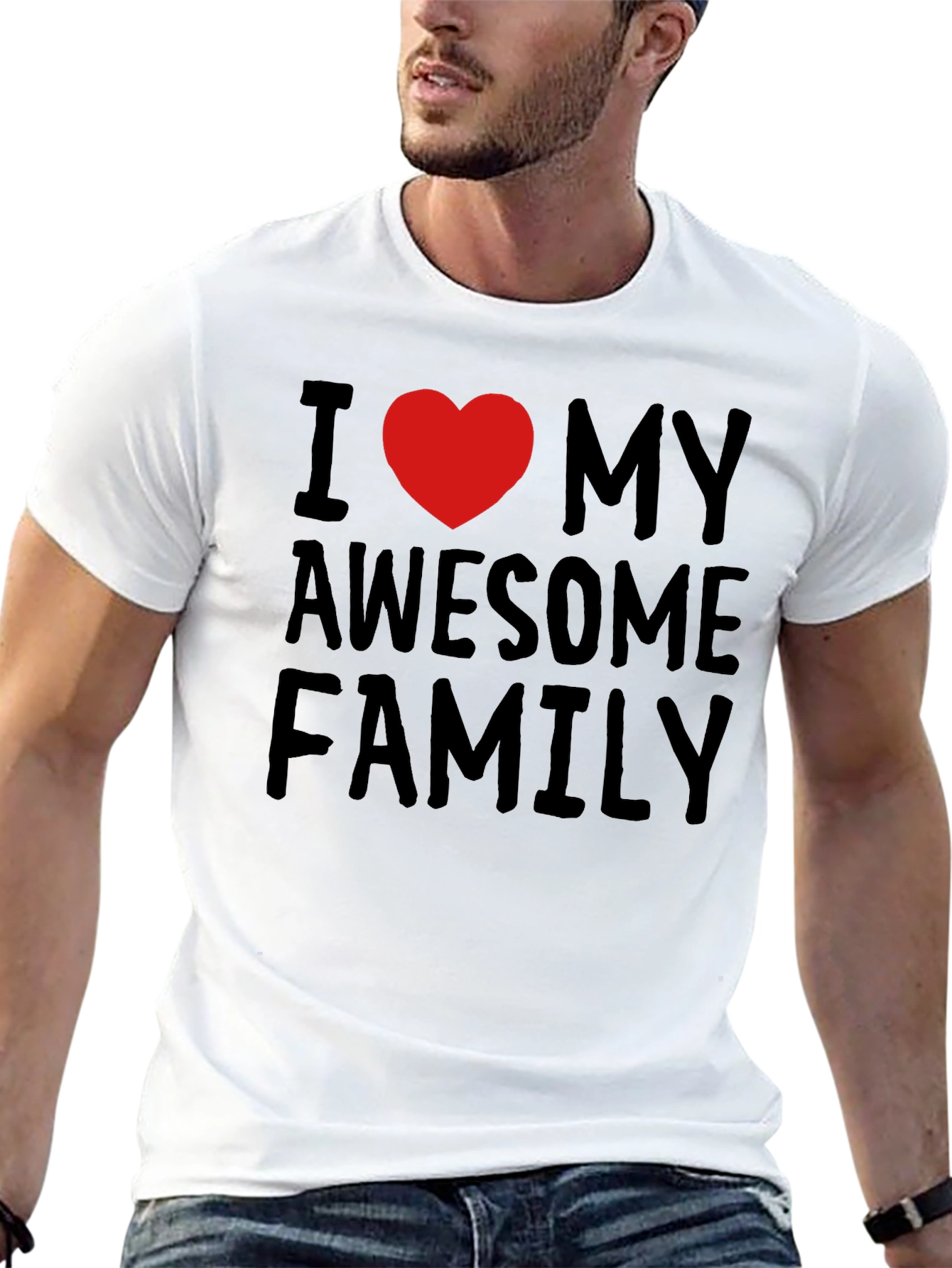 I Love My Awesome Family T-Shirt