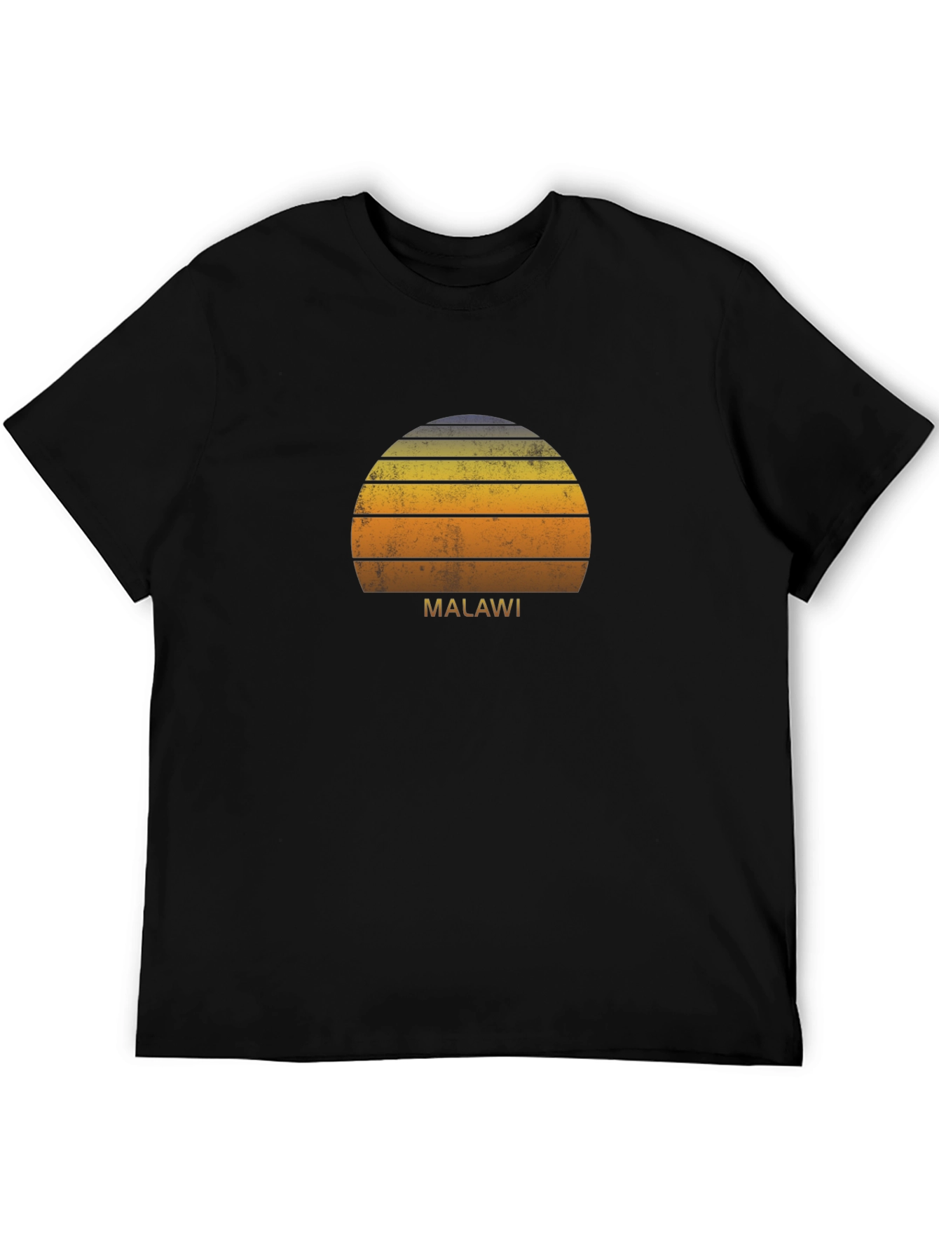 Malawi Retro Sunset T-Shirt | Stylish & Comfortable