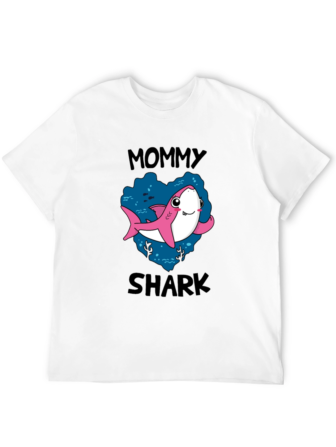 Mommy Shark T-Shirt - Cute Cartoon Graphic Tee