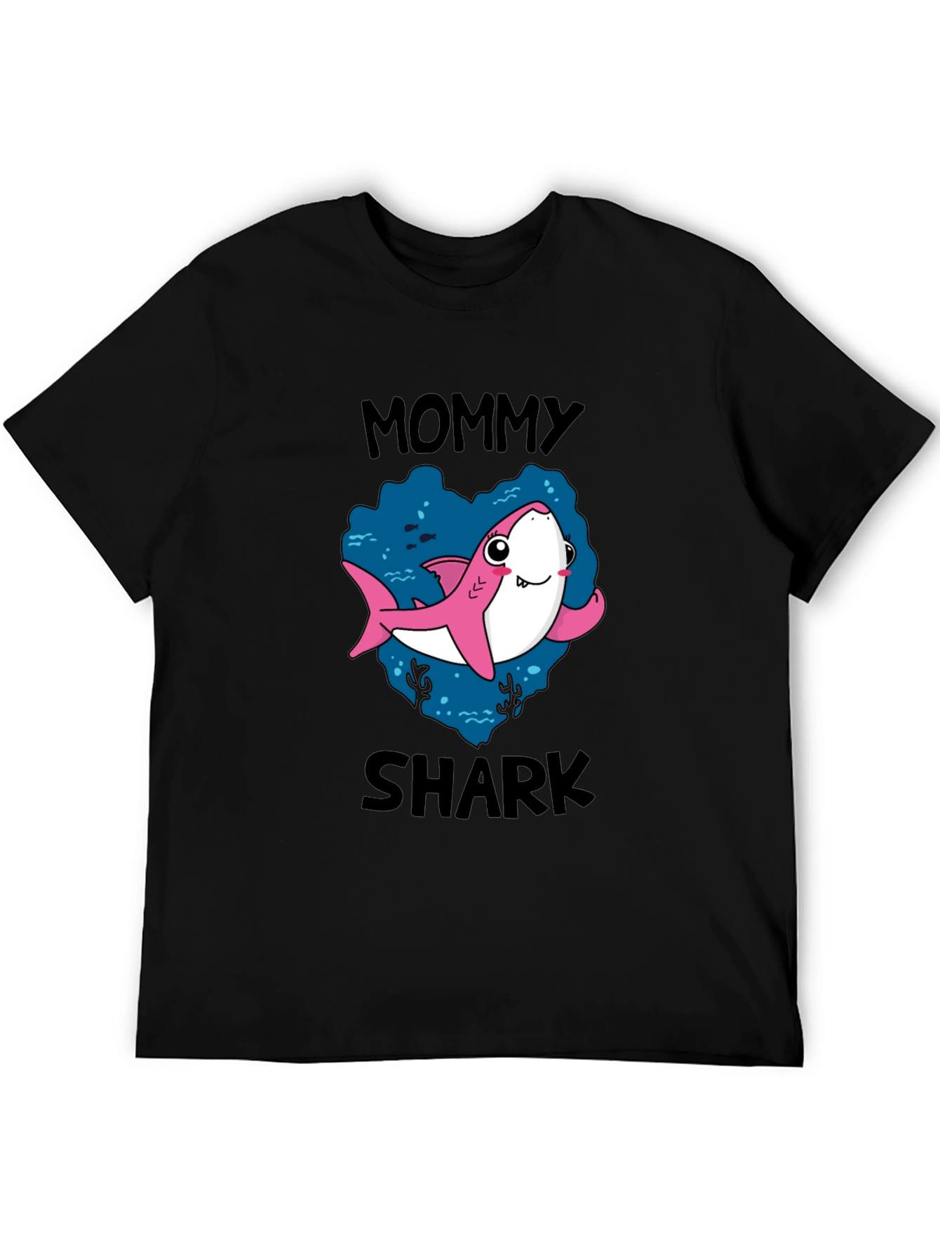 Mommy Shark T-Shirt - Cute Cartoon Graphic Tee