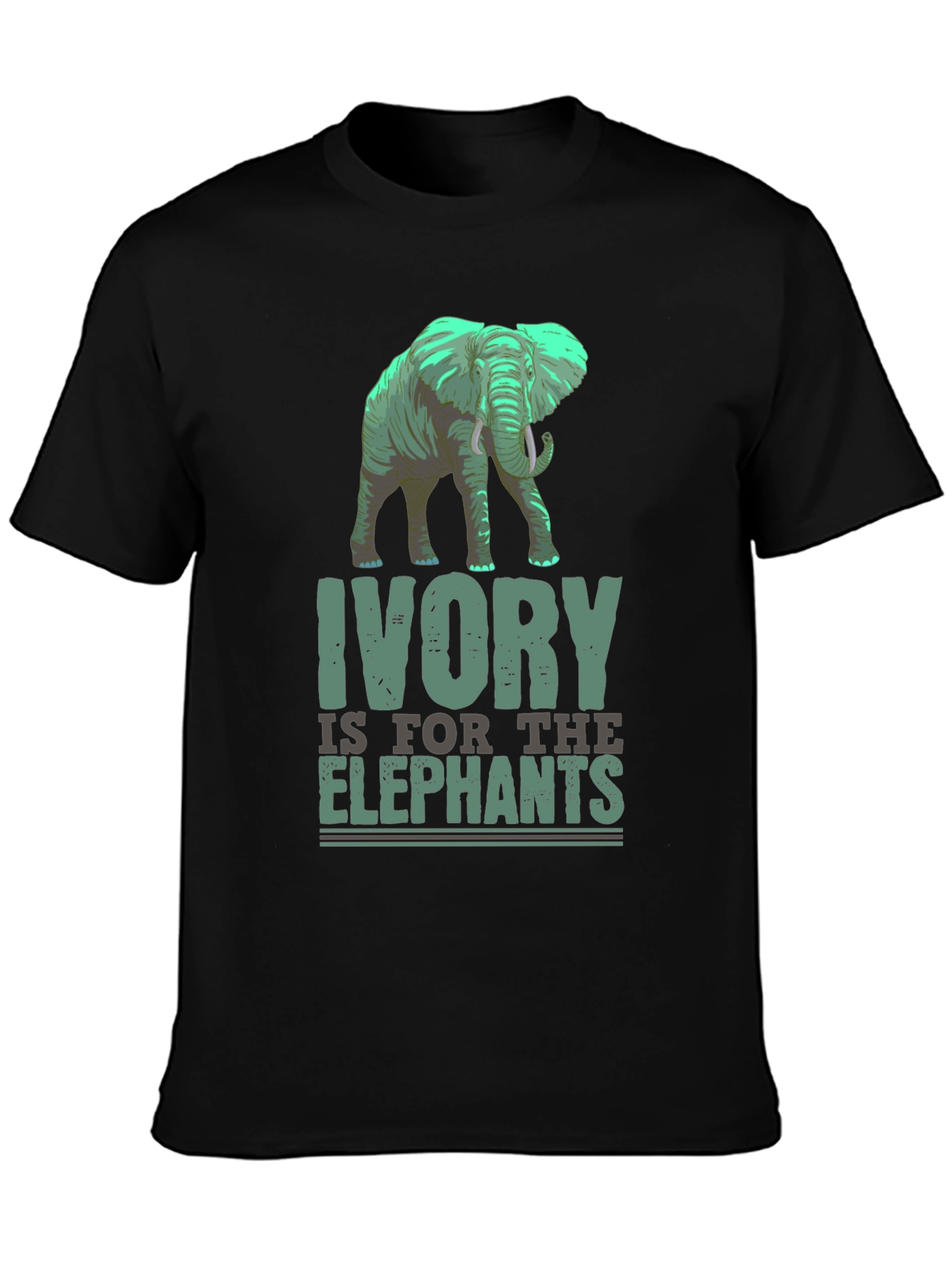 Ivory is for the Elephants Graphic T-Shirt