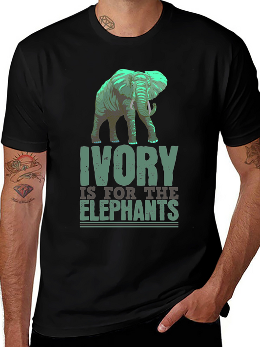 Ivory is for the Elephants Graphic T-Shirt