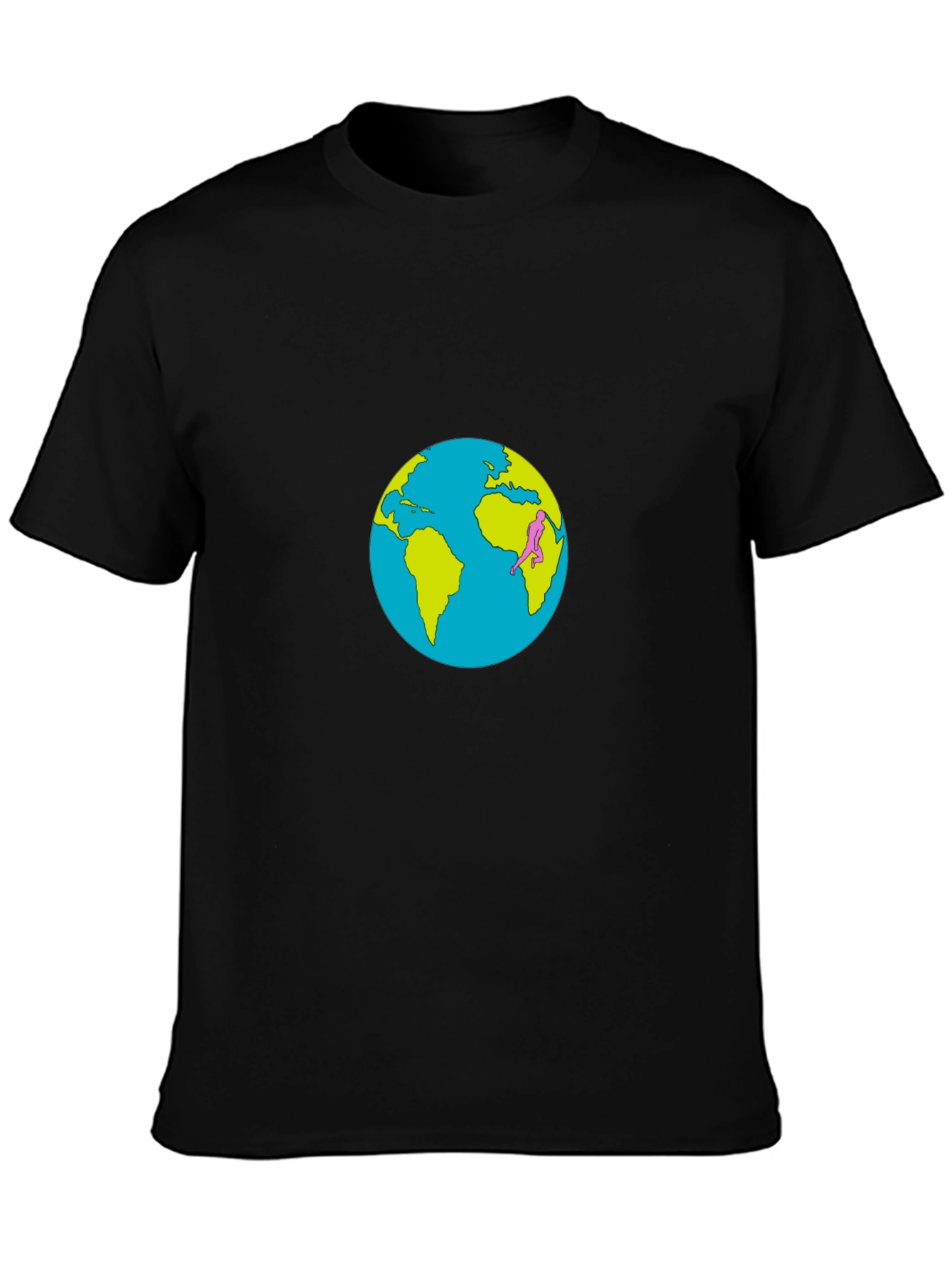 Earth Day T-Shirt: Global Runner Design