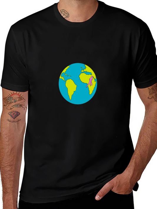 Earth Day T-Shirt: Global Runner Design