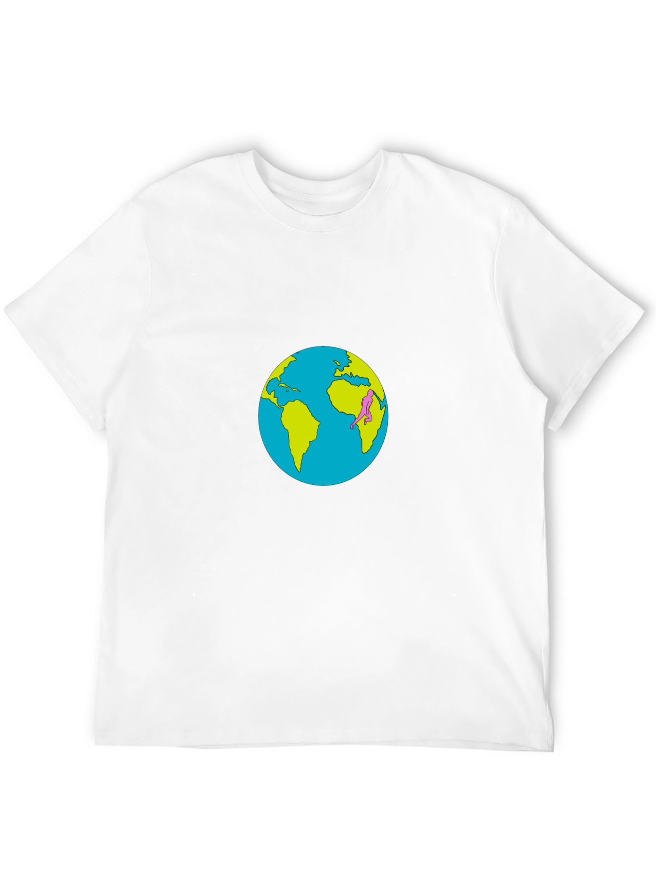 Earth Day T-Shirt: Global Runner Design