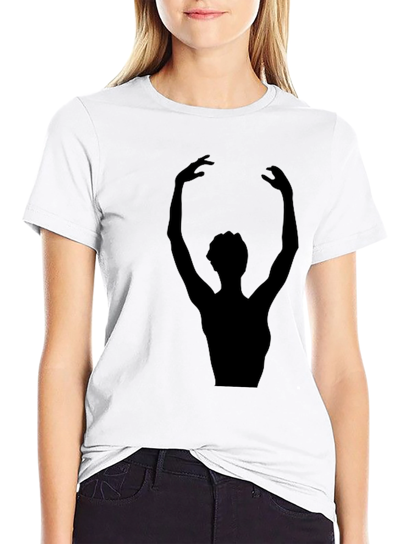 Ballet Silhouette Black T-Shirt