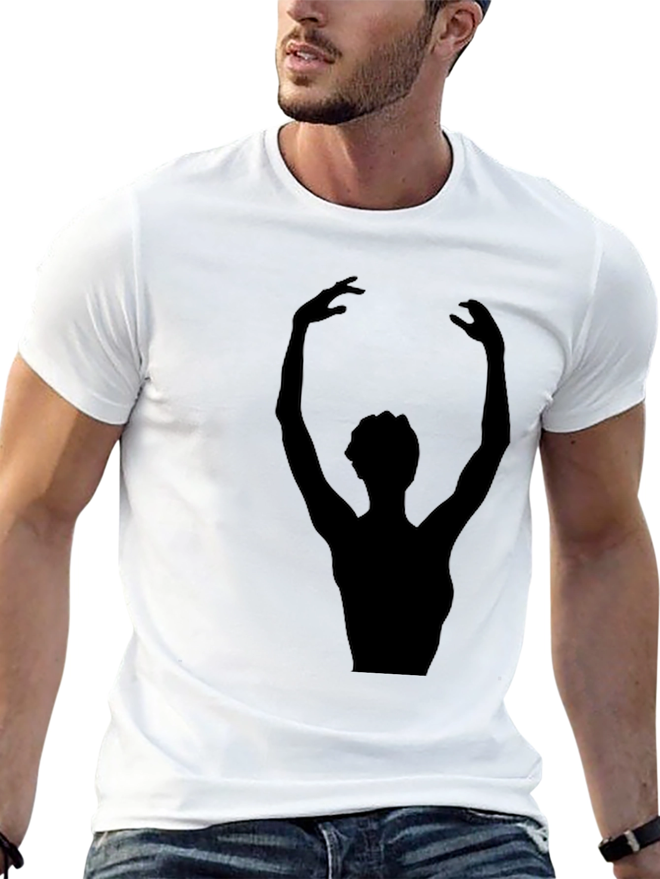Ballet Silhouette Black T-Shirt