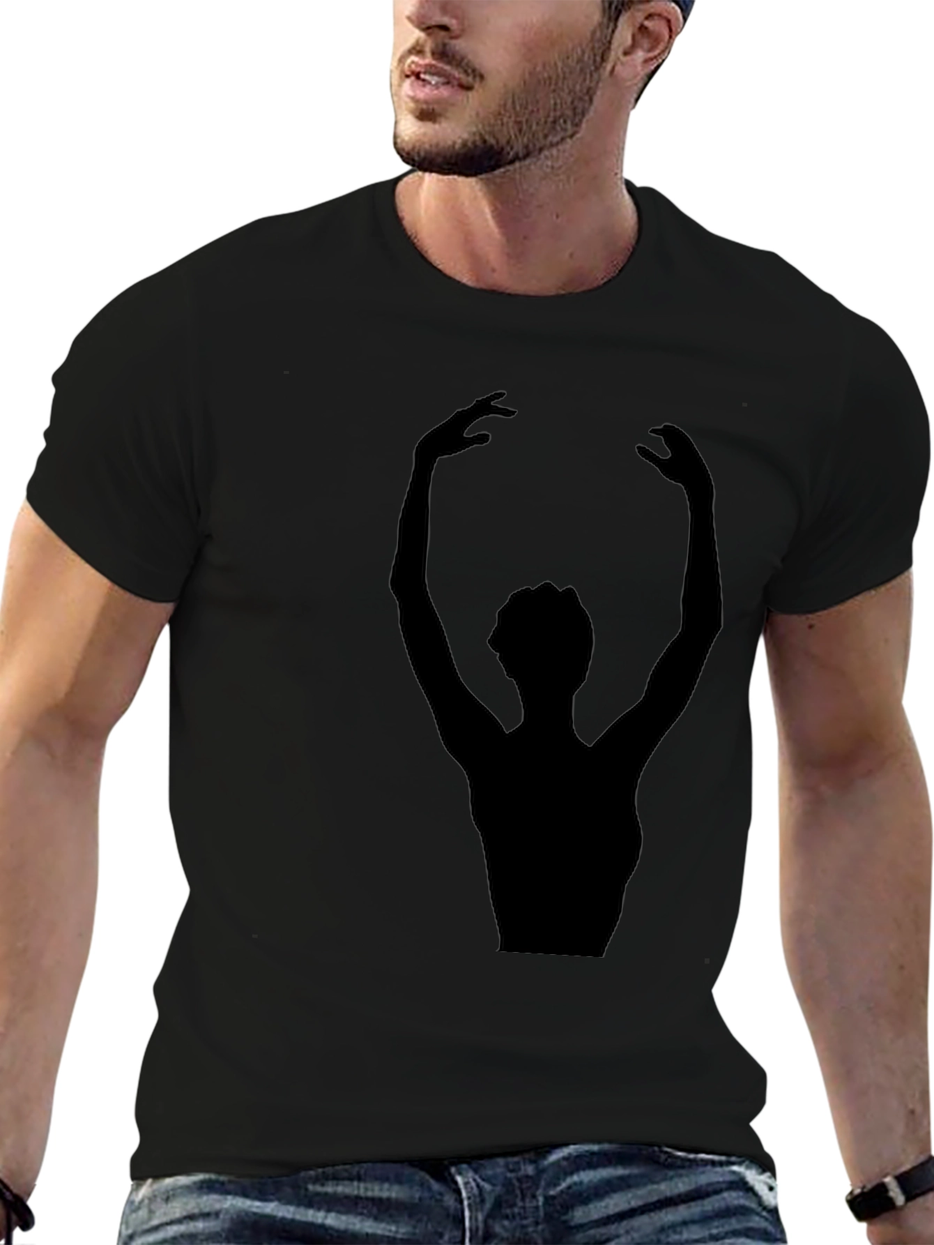Ballet Silhouette Black T-Shirt