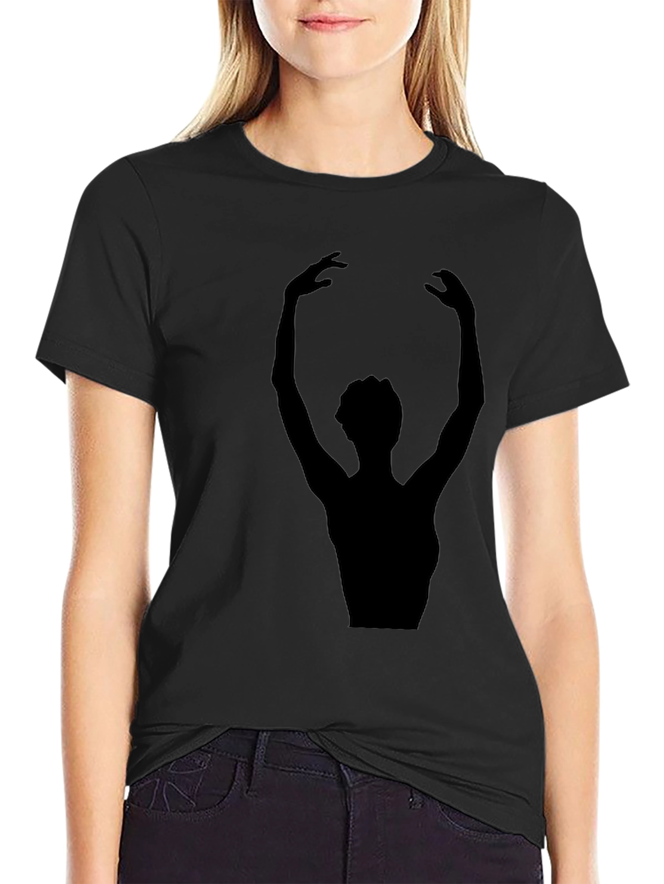 Ballet Silhouette Black T-Shirt