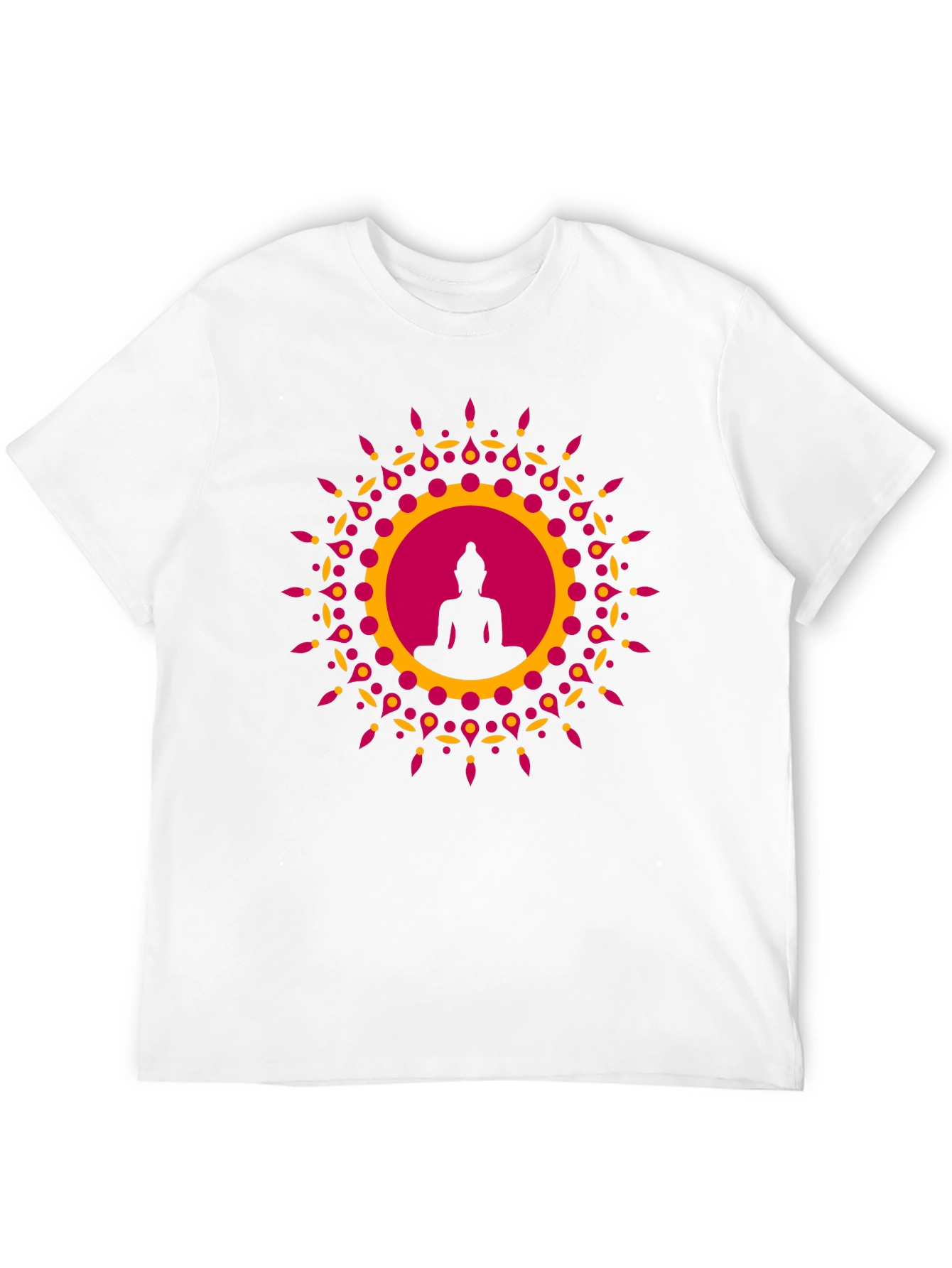 Buddha Mandala Graphic Tee - Relaxed Fit