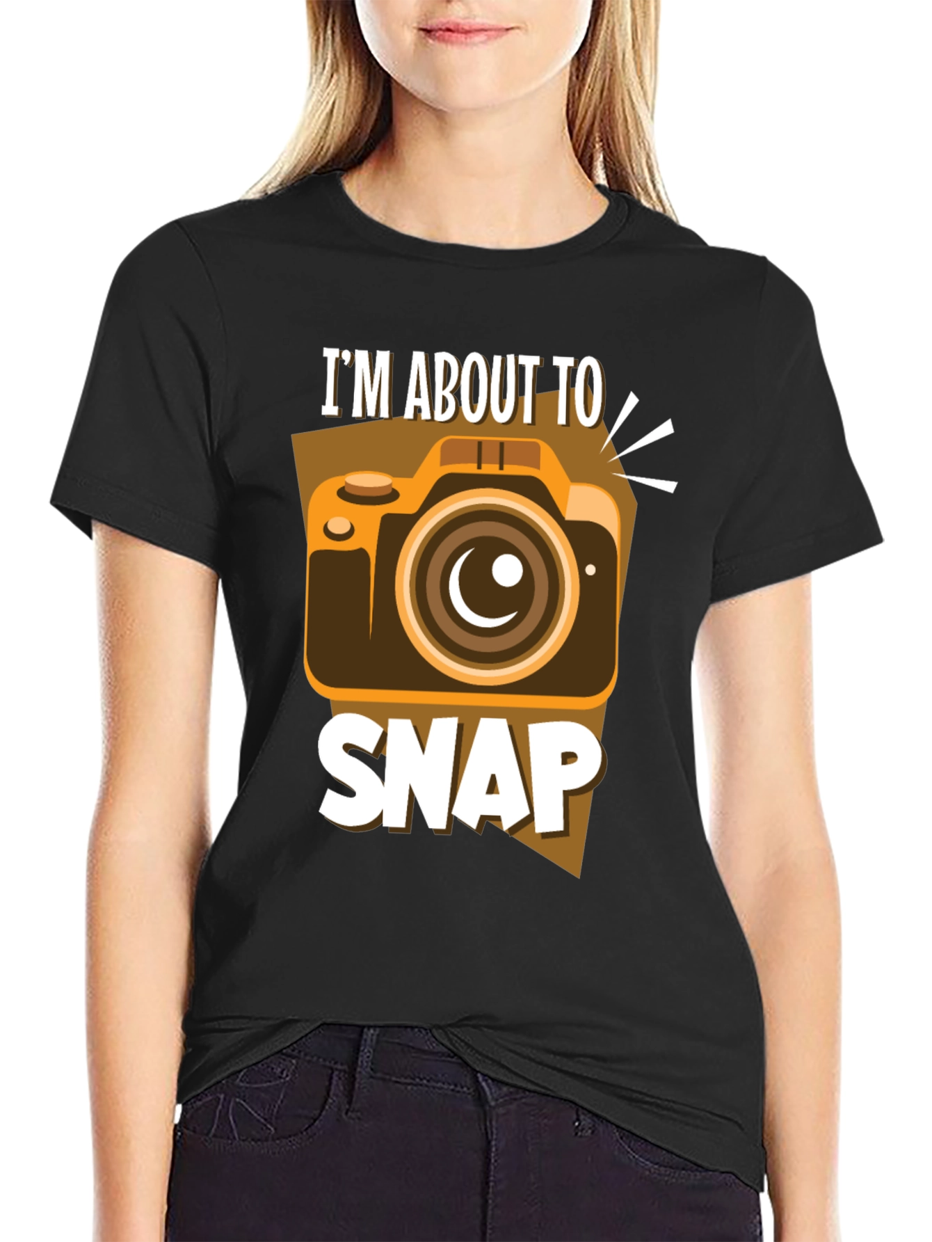Im About to Snap T-Shirt: Funny Camera Design
