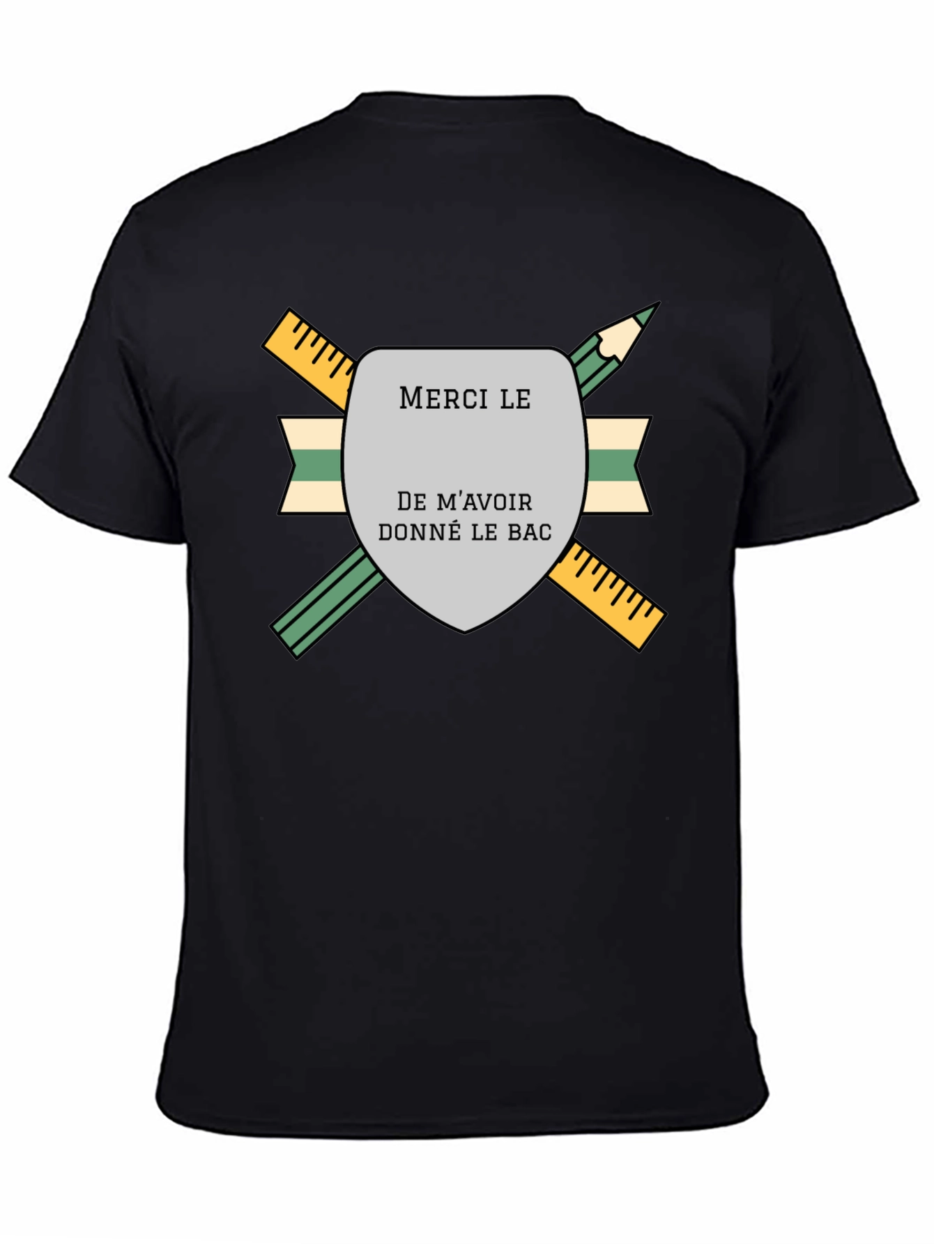 Merci Le Bac T-Shirt - Graduation Gift