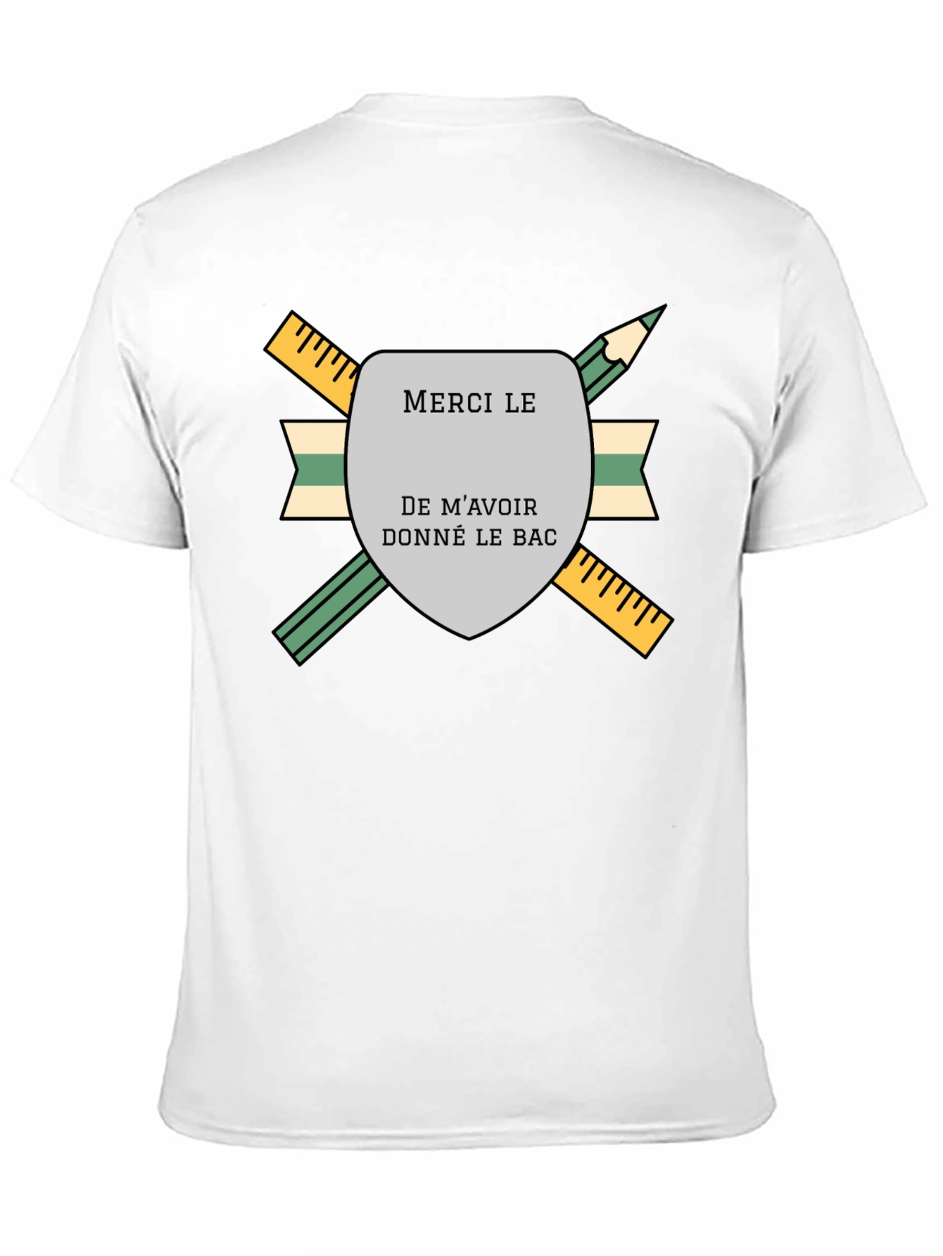 Merci Le Bac T-Shirt - Graduation Gift