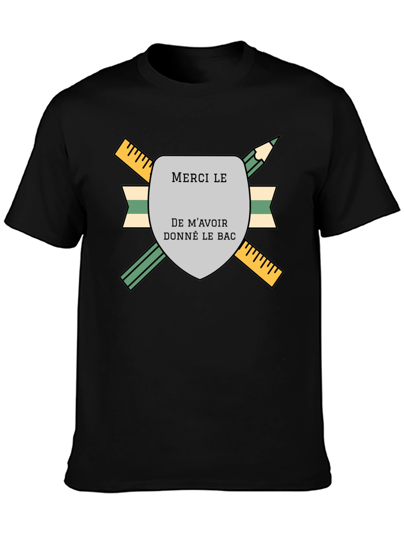 Merci Le Bac T-Shirt - Graduation Gift