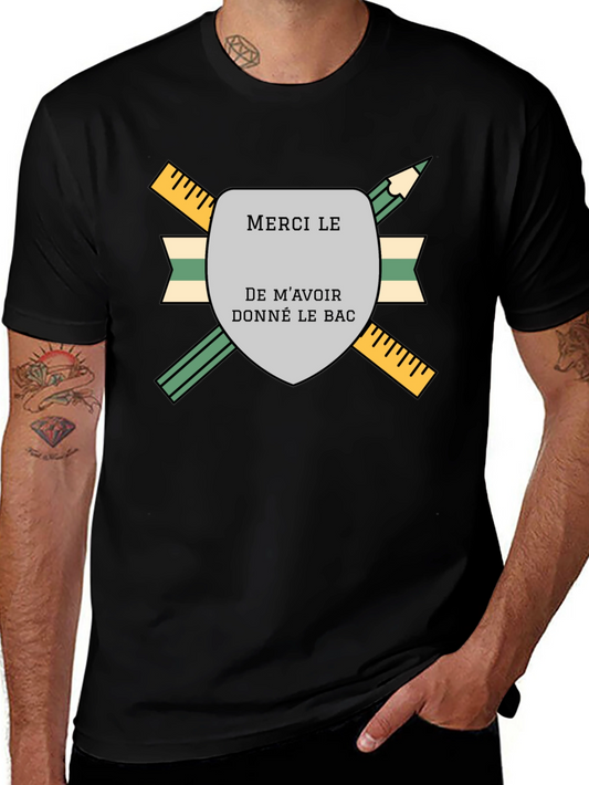 Merci Le Bac T-Shirt - Graduation Gift