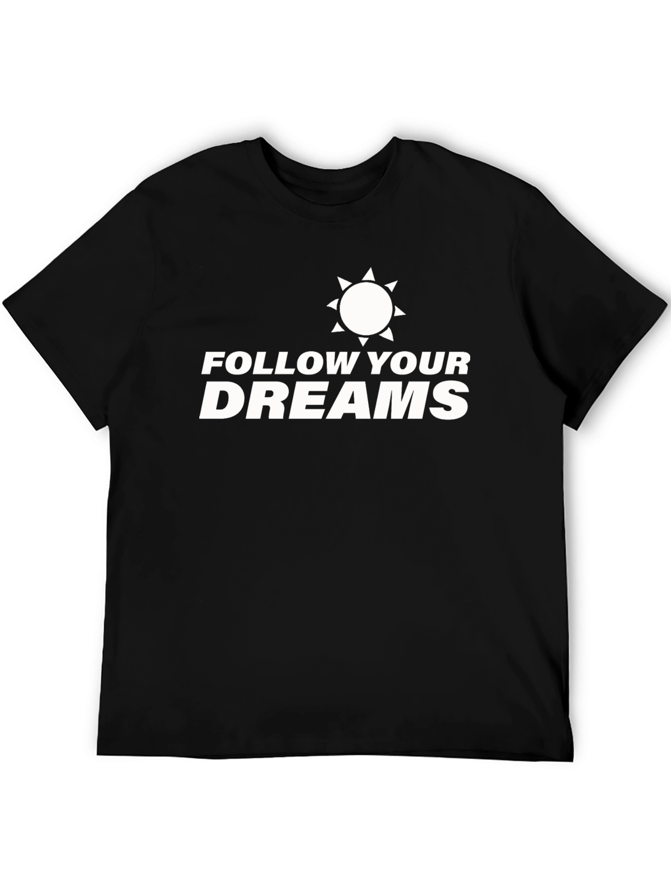 Follow Your Dreams Graphic Tee - Black