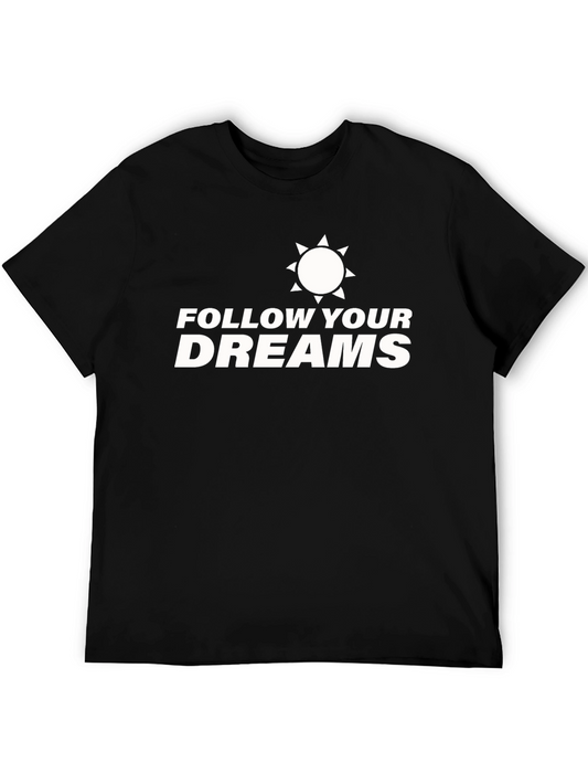 Follow Your Dreams Graphic Tee - Black