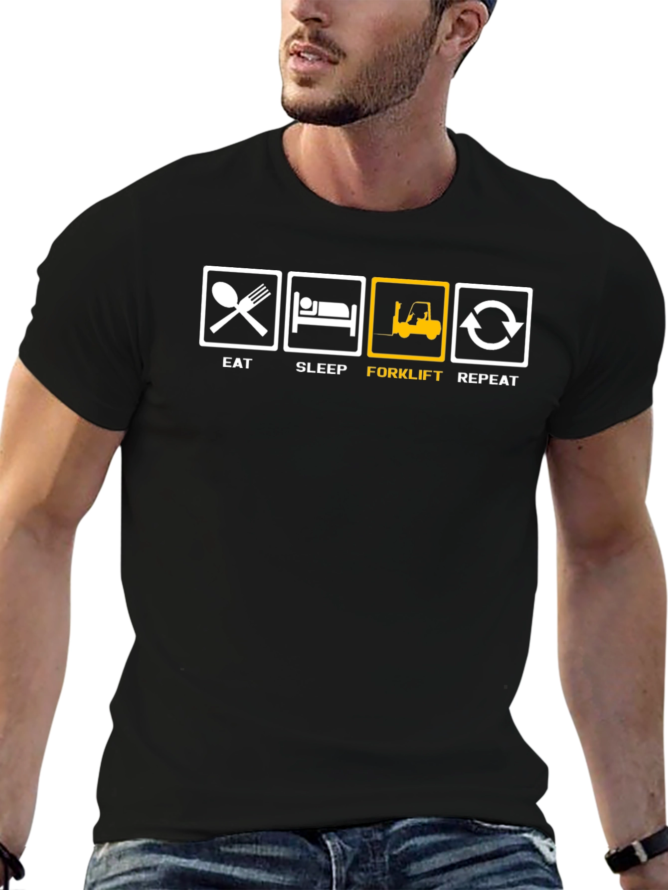 Eat Sleep Forklift Repeat T-Shirt