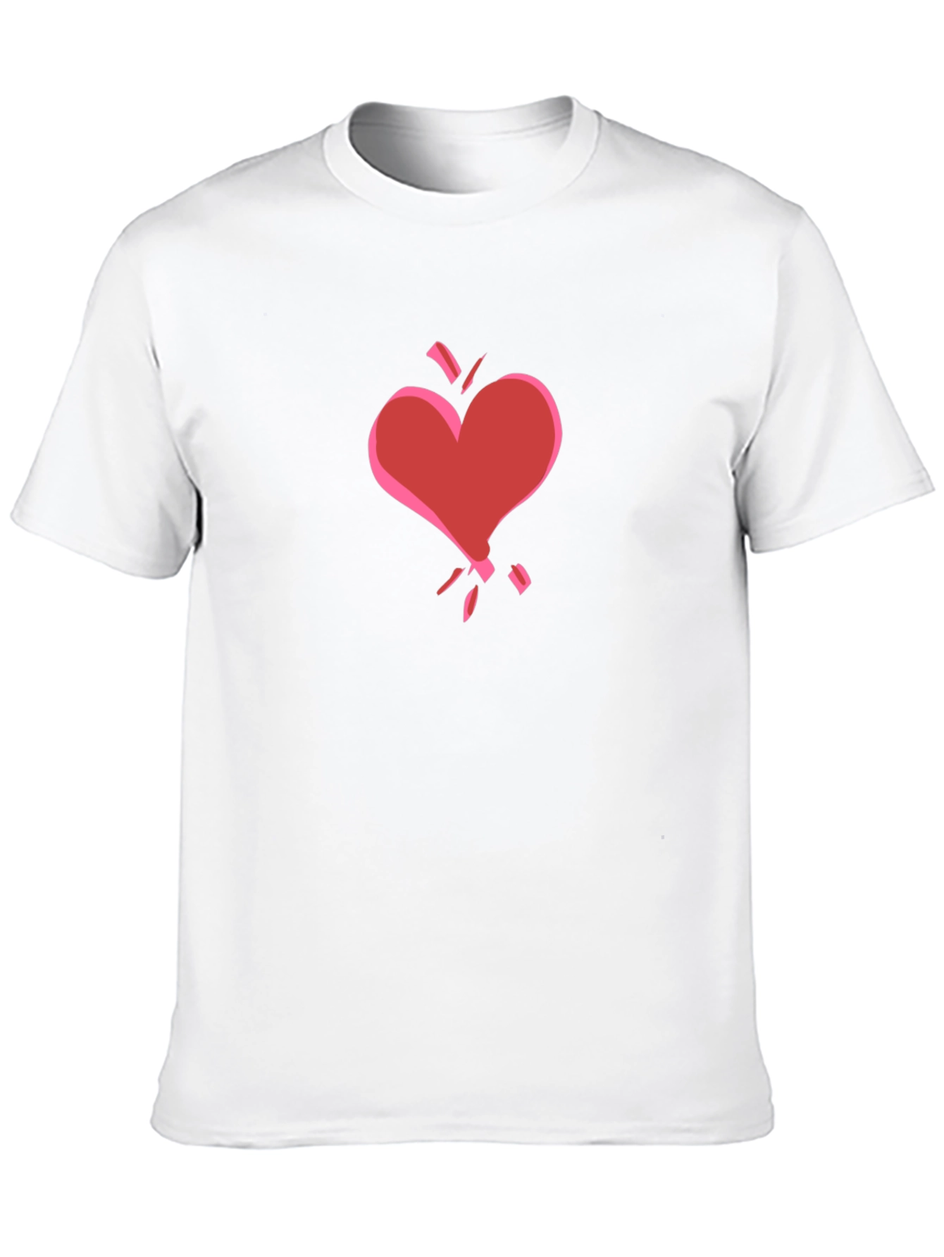 Broken Heart Graphic Tee - Black
